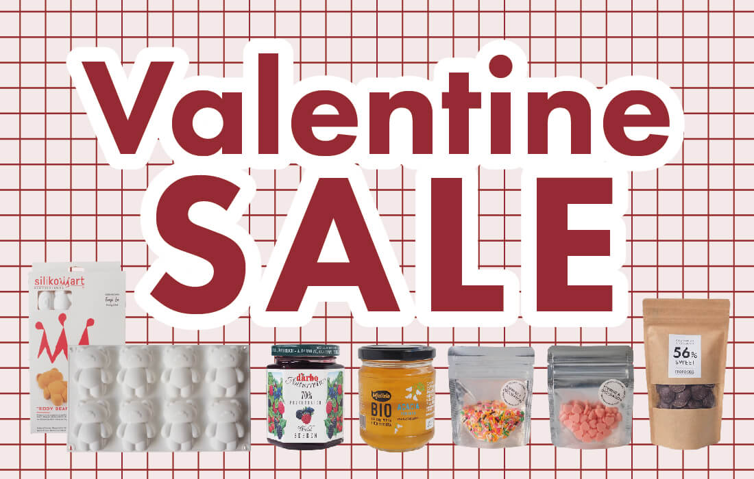 <span>バレンタインSALE</span>チョコレートのほか、道具・ラッピング類がお買い得！</span>